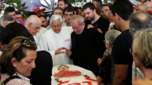 La emotiva despedida de Lula a su esposa