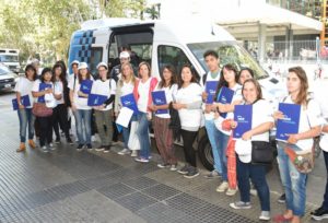 Los voluntarios del programa “Volvé a la Escuela” ya recorren los barrios de San Martín 1