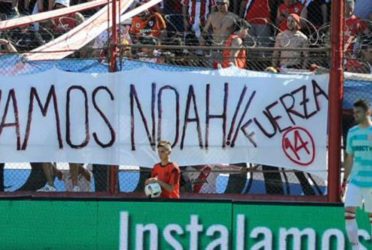 "Vamos Noah", la bandera de River en apoyo al hijo de Luisana Lopilato