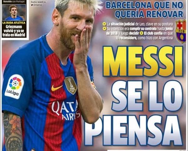 ¿Messi se va del Barcelona? 1