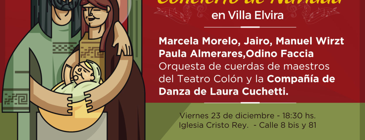 Con grandes figuras, llega el "Concierto Navideño" a Villa Elvira