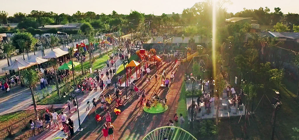Inauguran el parque más grande de San Fernando