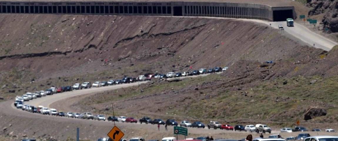 Invasión de argentinos en Chile en el último fin de semana largo
