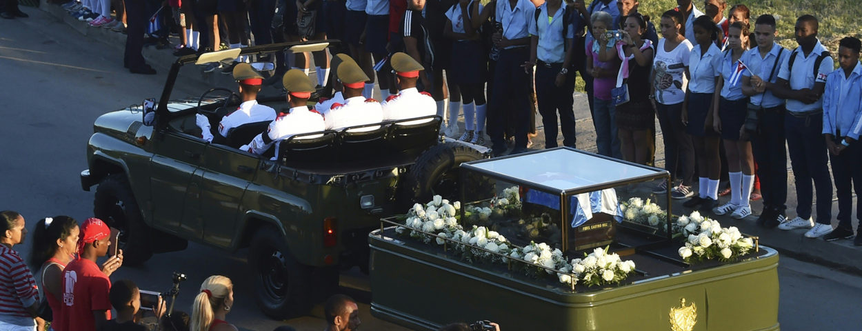 Los restos de fidel ya estan en Santiago de Cuba 1