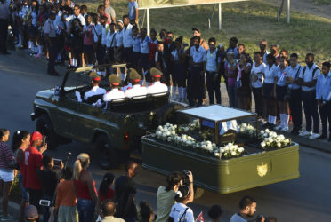Los restos de fidel ya estan en Santiago de Cuba 1