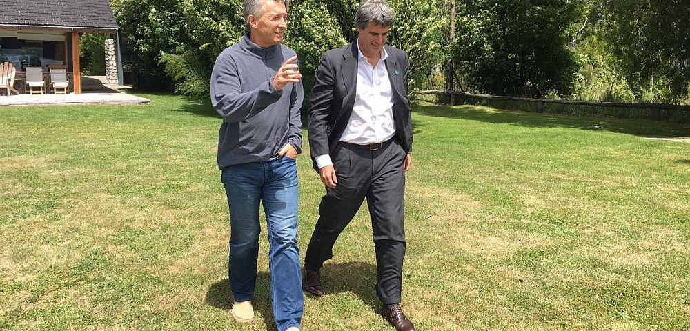 Macri le dio la despedida a Prat Gay en Villa La Angostura