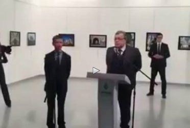 Un nuevo video muestra el asesinato del embajador ruso en Turquía