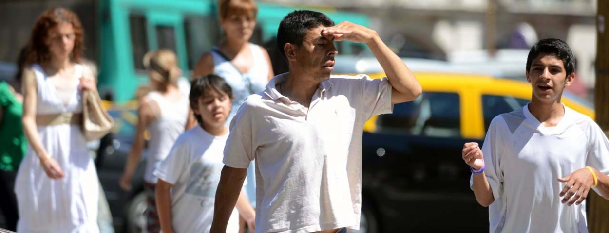 Alerta naranja por altas temperaturas en Capital y alrededores