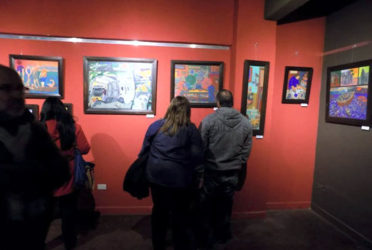 Artistas locales en el Museo Santa Teresita