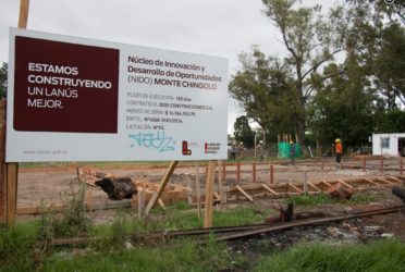 Avanza la construcción del Núcleo de Innovación en Lanús