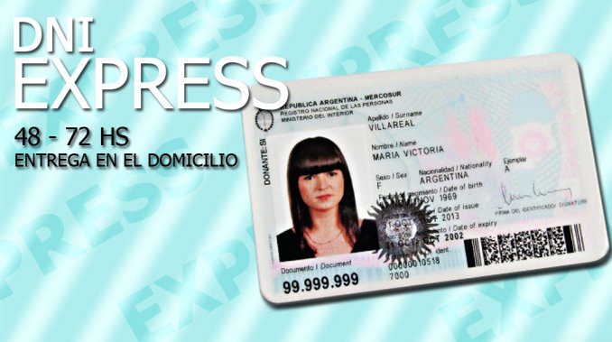 Desde este viernes se puede sacar el DNI exprés en todo el país