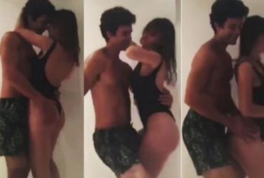 El bailecito hot de Mariano Martínez y su novia 1