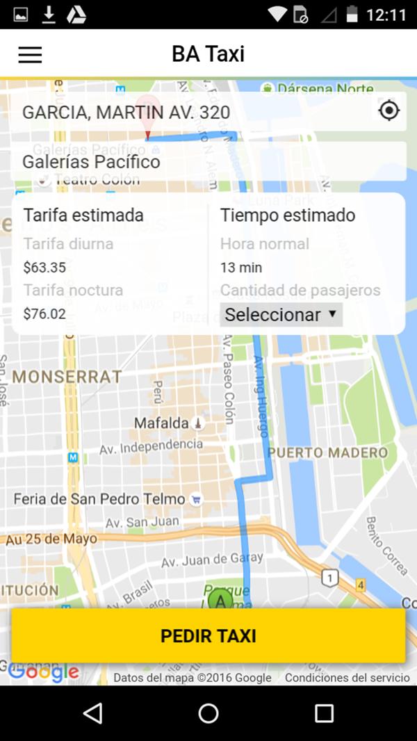 El Gobierno de la Ciudad presentó "BA Taxi", una aplicación similar a Uber 1