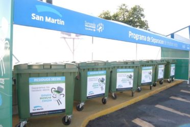 En 2016, San Martín recolectó 165 toneladas de material reciclable