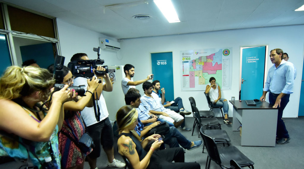 Garro presentó el innovador Sistema de Monitoreo Hidrometeorológico 2