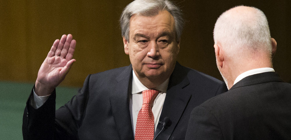 Guterres asumió formalmente como nuevo secretario general de ONU