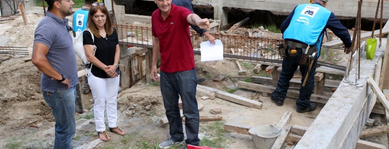 Katopodis recorrió las obras de la nueva Escuela municipal de Música y Danzas