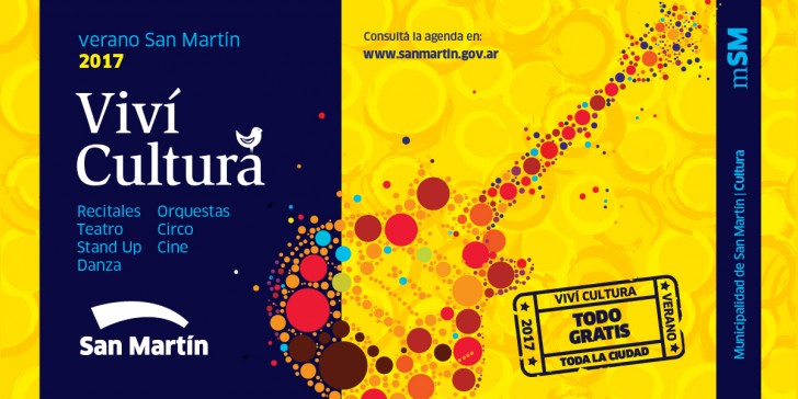Llega una nueva edición del ciclo “Viví Cultura” en San Martín