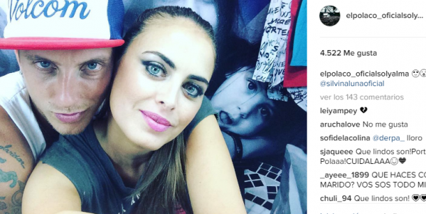 Silvina Luna y el Polaco blanquearon su romance en Instagram 2