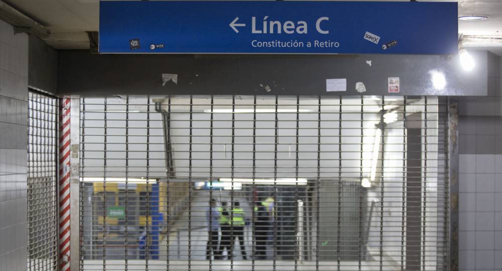 Subte: La línea C circulará con recorrido reducido hasta el 28 de febrero
