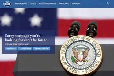 Trump borró la versión en español de la web de la Casa Blanca