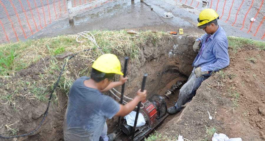 Avanzan las obras de cloacas y agua potable en Cañuelas