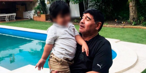 Cómo fue el reencuentro de Maradona con Dieguito Fernando
