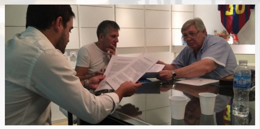Lanús firmó un convenio con la fundación Leo Messi