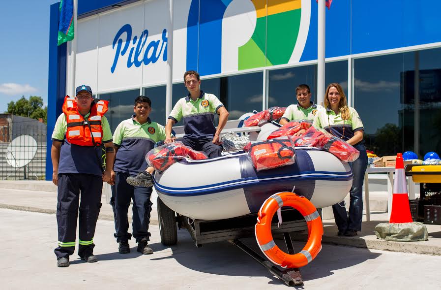 Pilar presentó la flota vehicular que incorporó para reforzar la seguridad del distrito 1