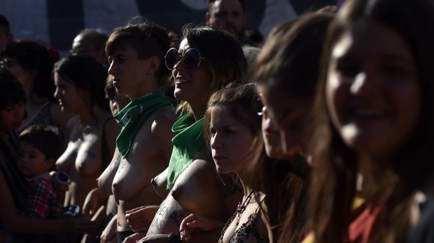 Tetazo en el Obelisco: las mejores imágenes que dejó la protesta 5