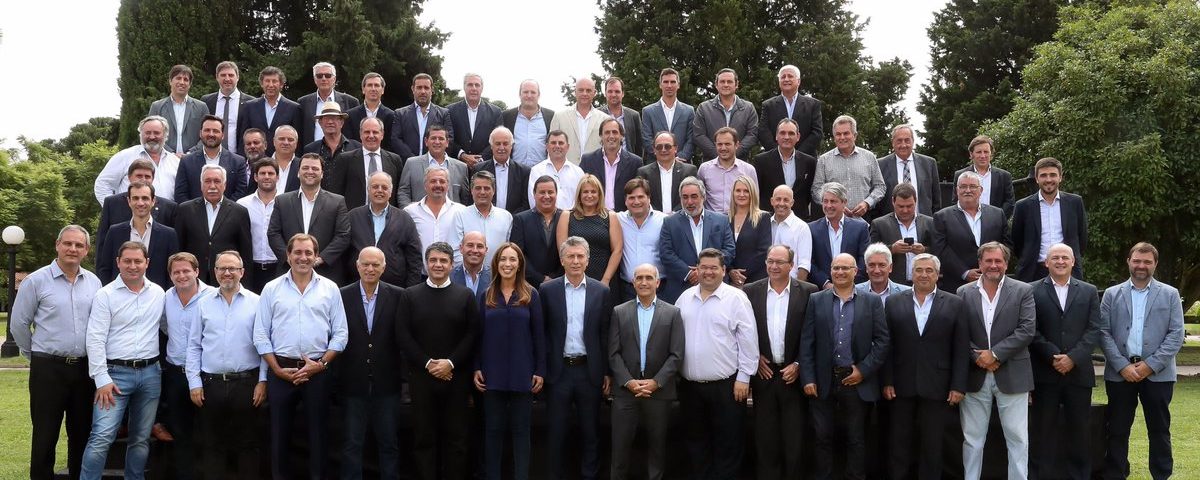 Macri y Vidal junto a intendentes bonaerenses